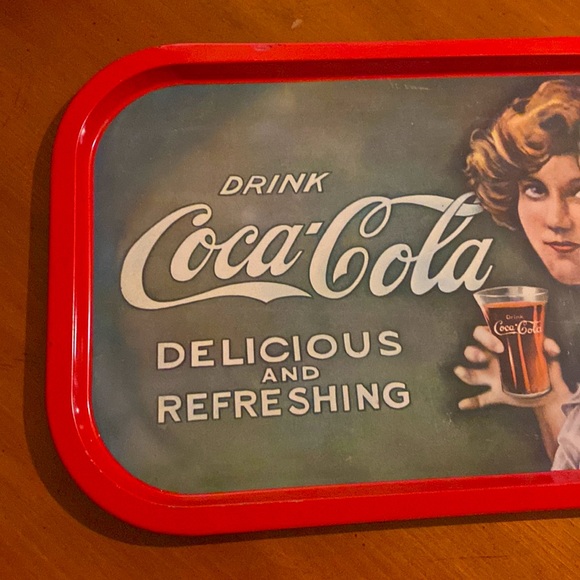 ‼️Vintage‼️ Drink Coco-Cola Refreshing Collector Serving Tray - Picture 5 of 12